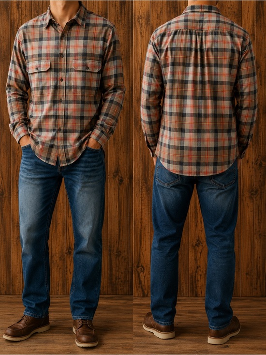 Ralph Lauren Other - Y2K Polo Ralph Lauren Benford Wool Blend Plaid Button Up Shirt